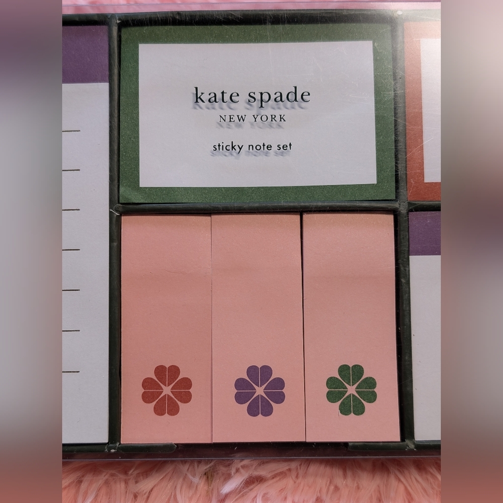 NWT~ Kate Spade Sticky Note Set - Picture 3 of 5
